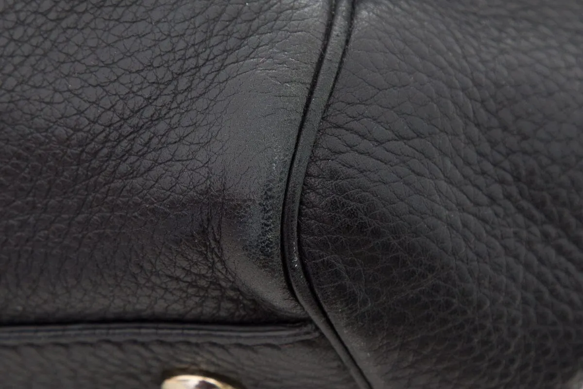 Versace Black Leather Handbag