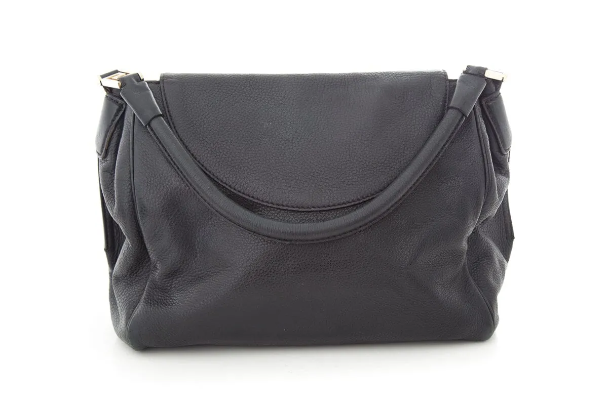 Versace Black Leather Handbag