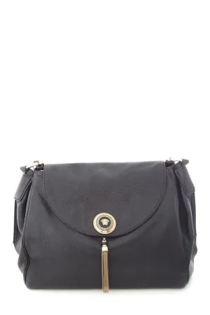 Versace Black Leather Handbag