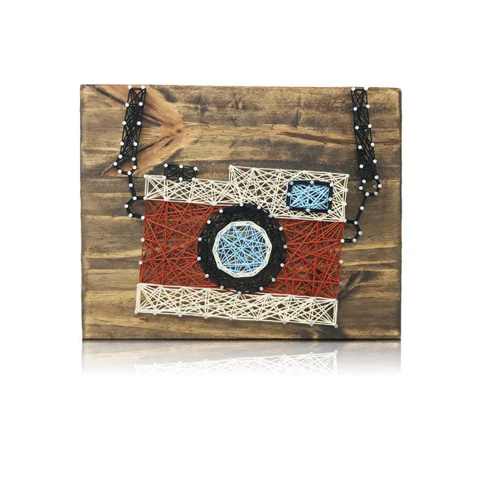 Vintage Camera Mini String Art Kit