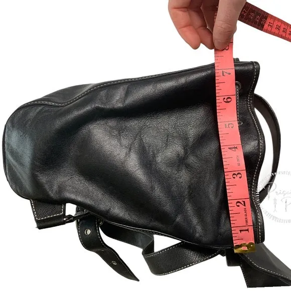 Vintage Coach Black Legacy Backpack Black Leather
