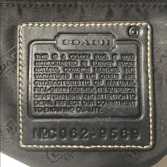 Vintage Coach Black Legacy Backpack Black Leather