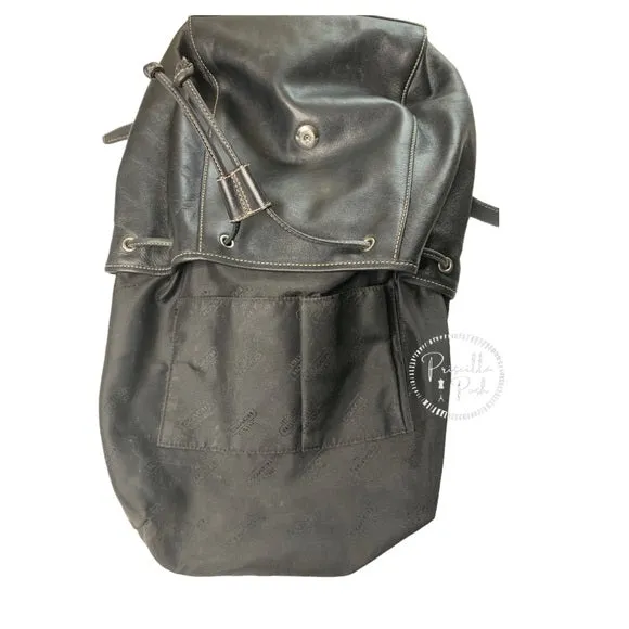 Vintage Coach Black Legacy Backpack Black Leather