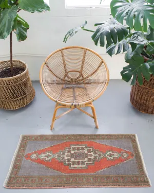 Vintage Mini Turkish Rug