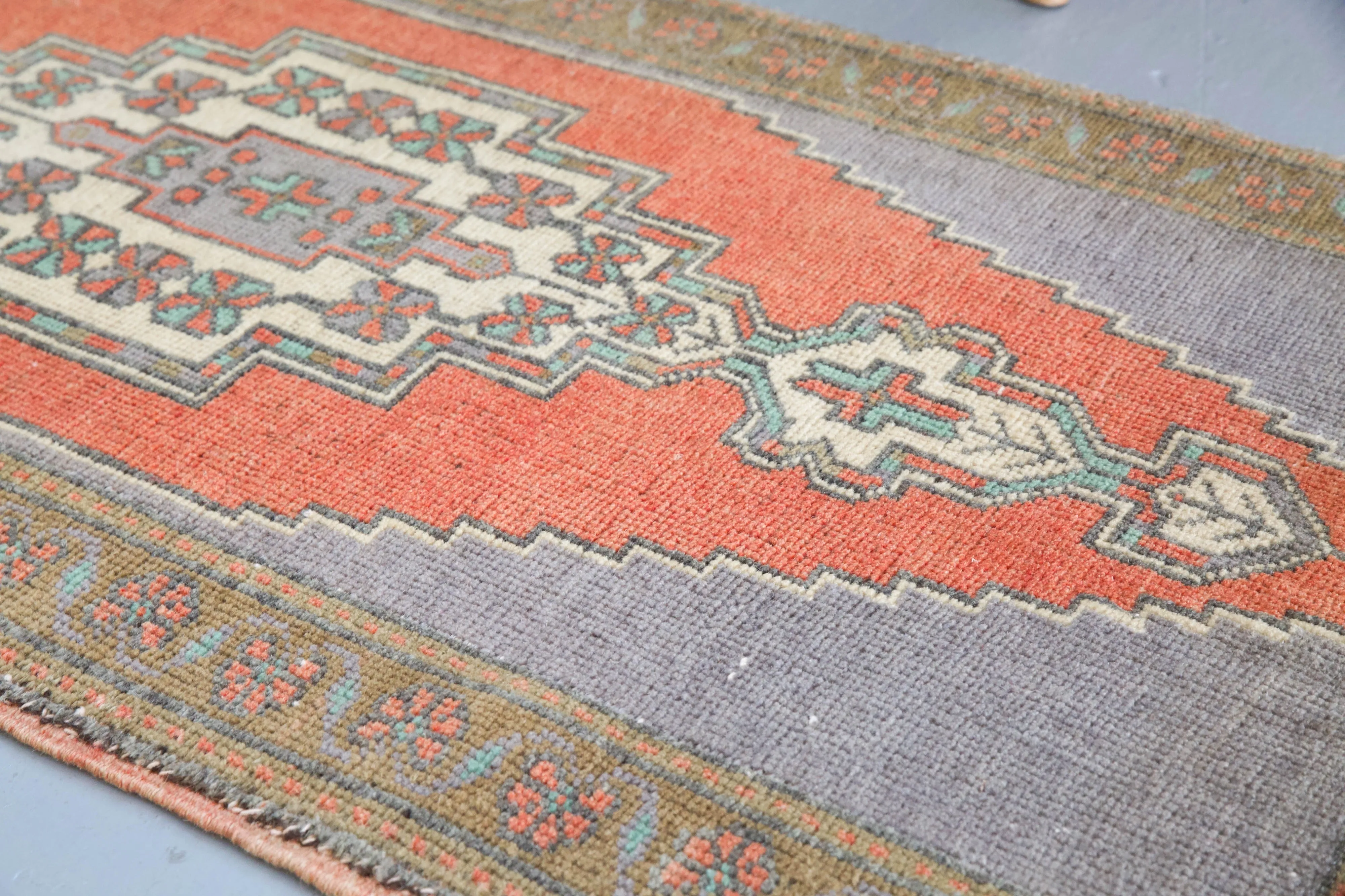 Vintage Mini Turkish Rug
