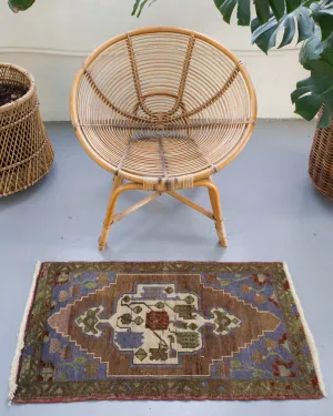Vintage Mini Turkish Rug