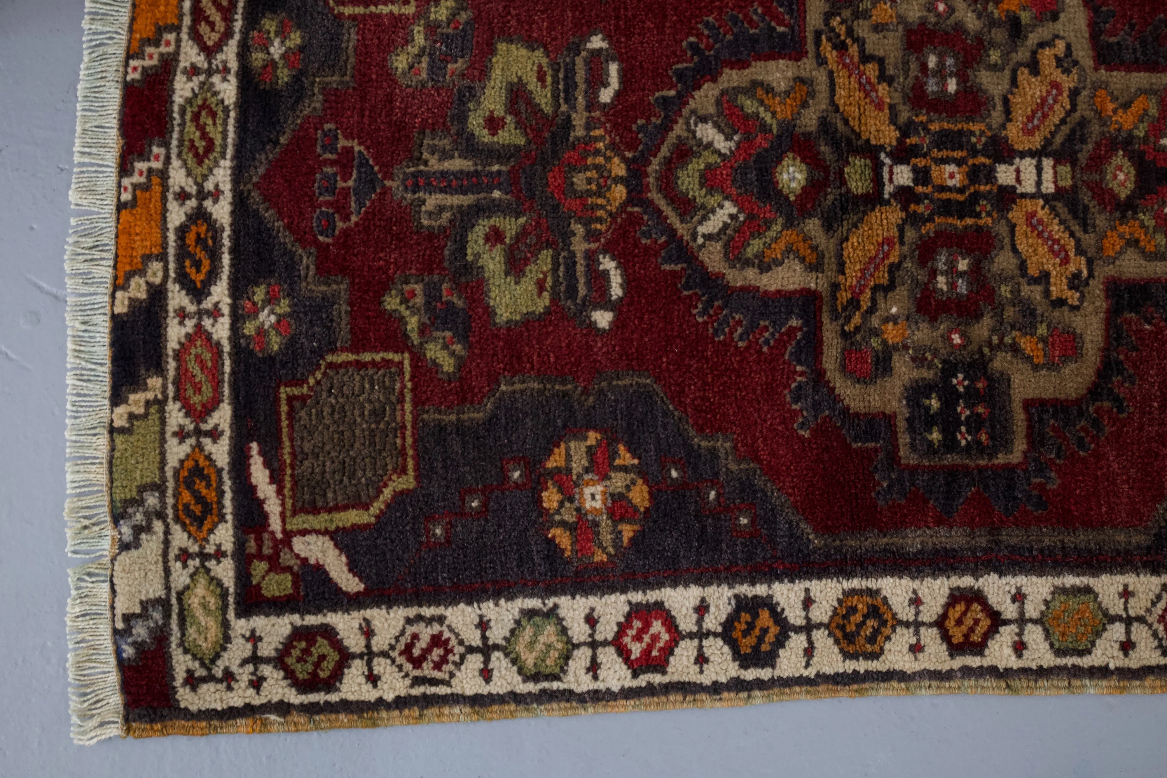 Vintage Mini Turkish Rug