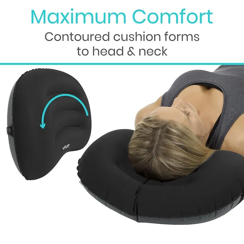 Vive Health Xtra-Comfort Inflatable Lumbar Cushion