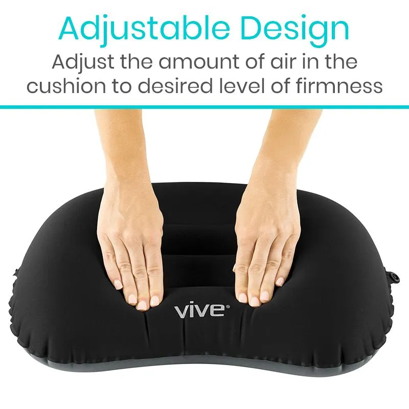 Vive Health Xtra-Comfort Inflatable Lumbar Cushion