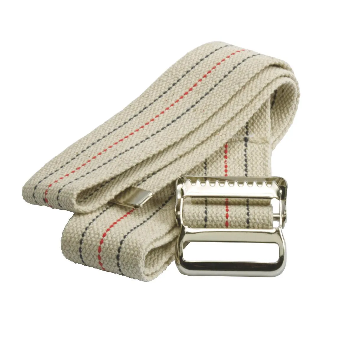 Washable Cotton Gait Belt, 72", Beige