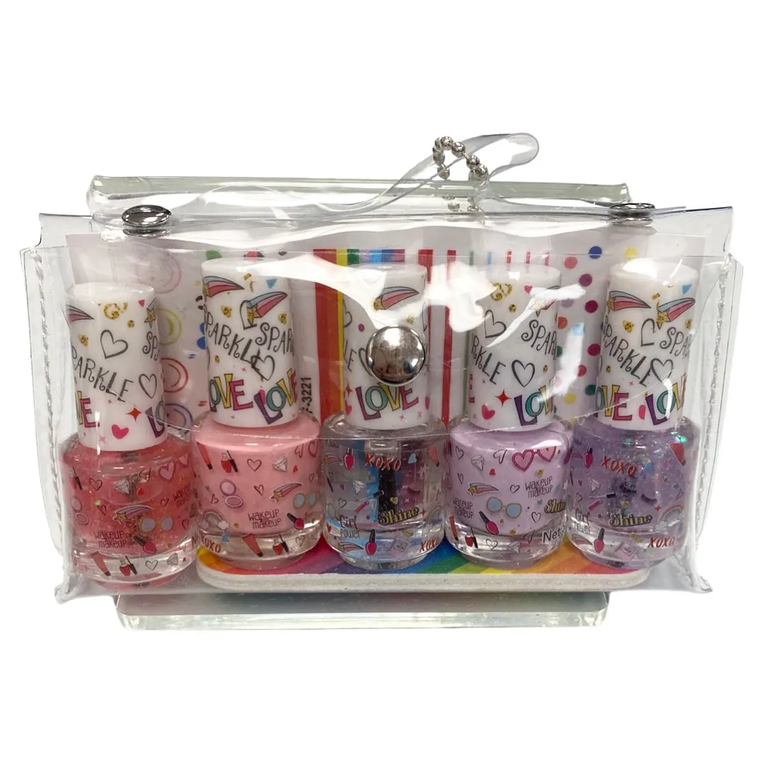 Water Based Peel-Off Nail Polish Set - Princess