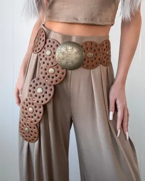 Western Bohemian Disc Belt - Brown