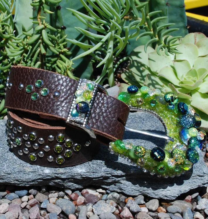 Western Green Buckle & Belt - Small