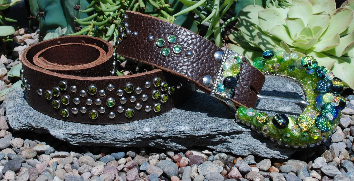 Western Green Buckle & Belt - Small