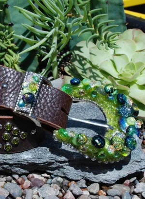 Western Green Buckle & Belt - Small