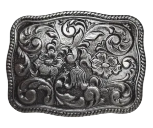Western Scroll Belt Buckle
