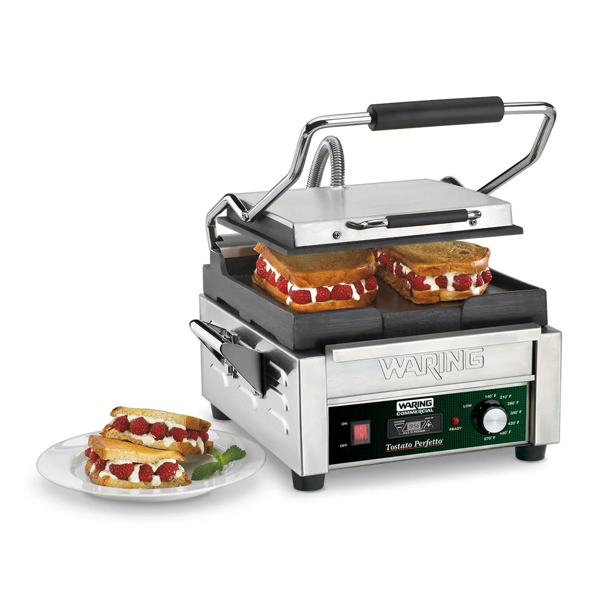 WFG150 Tostato Perfetto - Compact Italian-Style Flat Grill by Waring Commercial