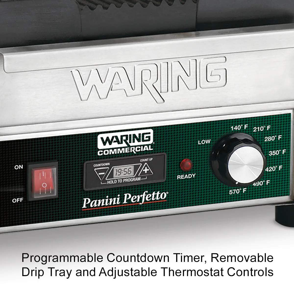 WFG150 Tostato Perfetto - Compact Italian-Style Flat Grill by Waring Commercial