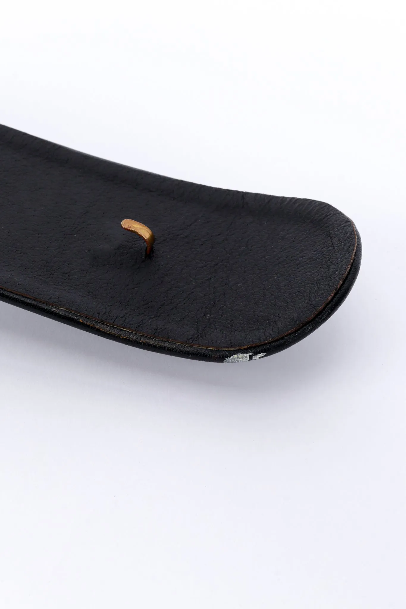 Wide Jeweled Leather Belt