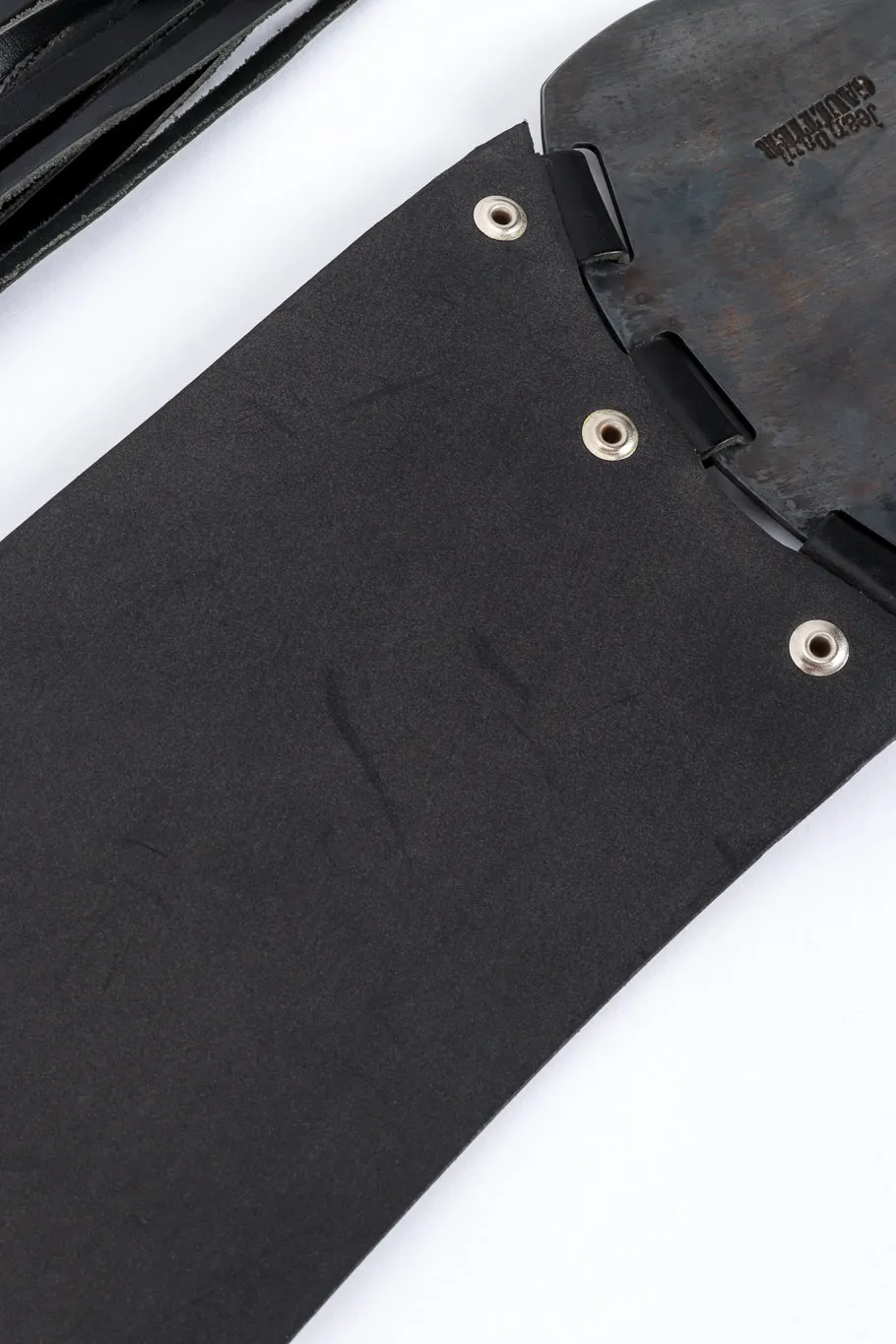 Wide Leather Fringe Belt