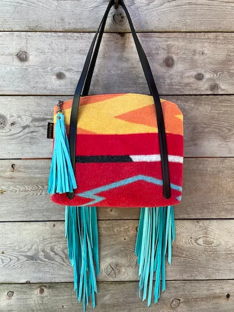 Willie Fringe Tote - Sunrise