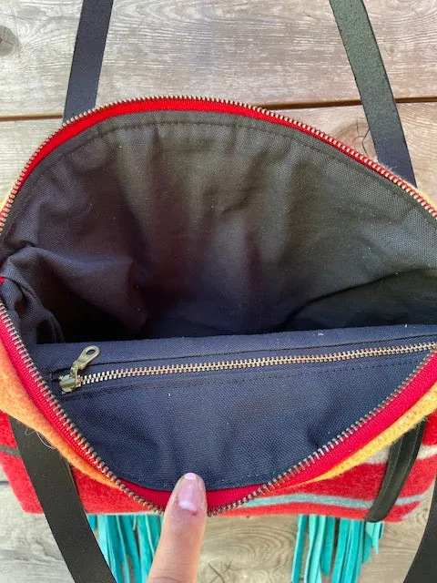 Willie Fringe Tote - Sunrise