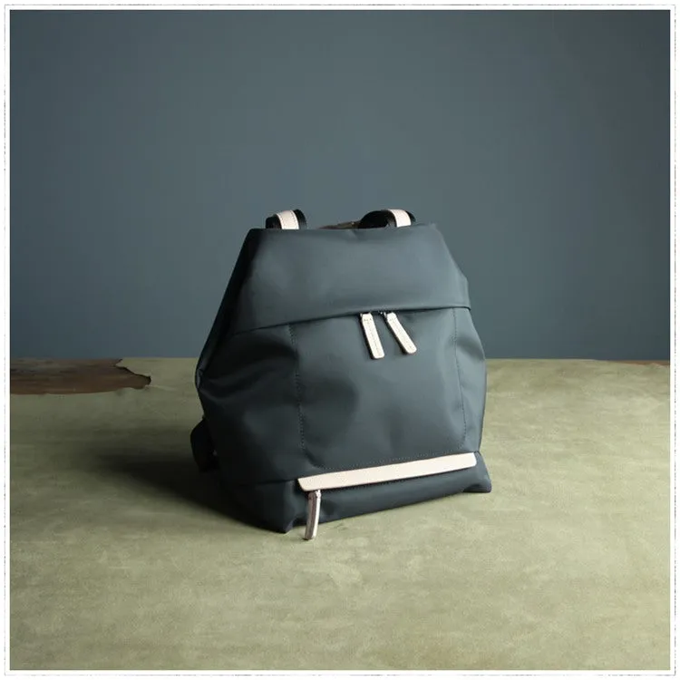 Womens Black Nylon Backpack Best Satchel Backpack Bag Nylon School Rucksack for Ladies