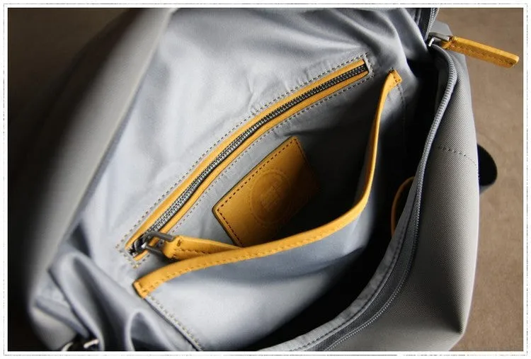 Womens Black Nylon Backpack Best Satchel Backpack Bag Nylon School Rucksack for Ladies