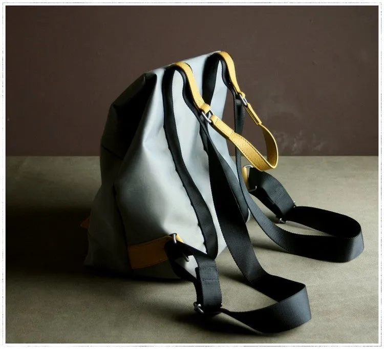 Womens Black Nylon Backpack Best Satchel Backpack Bag Nylon School Rucksack for Ladies