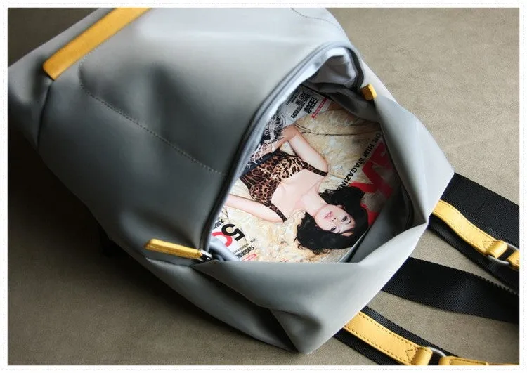 Womens Black Nylon Backpack Best Satchel Backpack Bag Nylon School Rucksack for Ladies