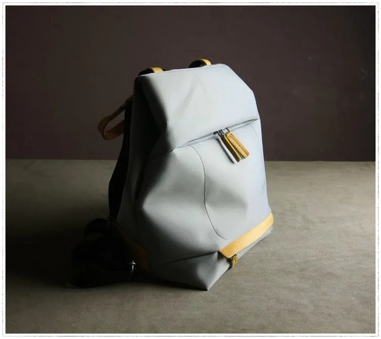 Womens Black Nylon Backpack Best Satchel Backpack Bag Nylon School Rucksack for Ladies