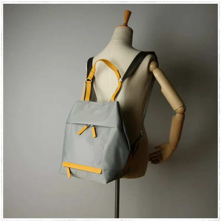 Womens Black Nylon Backpack Best Satchel Backpack Bag Nylon School Rucksack for Ladies