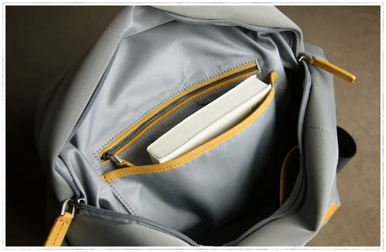 Womens Black Nylon Backpack Best Satchel Backpack Bag Nylon School Rucksack for Ladies