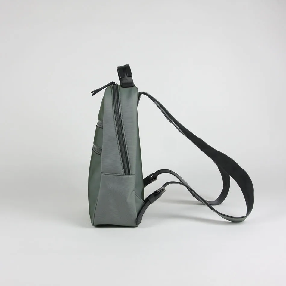 Womens Nylon Backpack Bag Light Green Best Satchel Backpack Nylon School Rucksack for Ladies