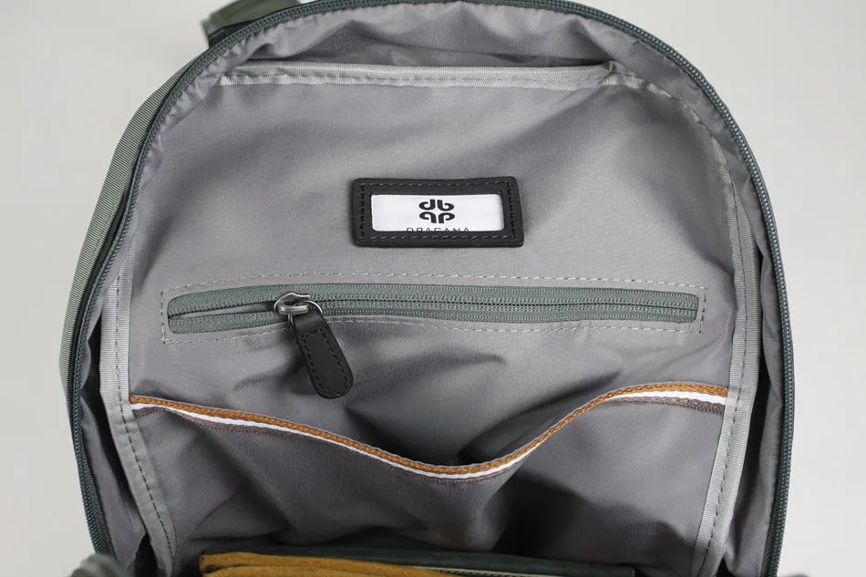 Womens Nylon Backpack Bag Light Green Best Satchel Backpack Nylon School Rucksack for Ladies