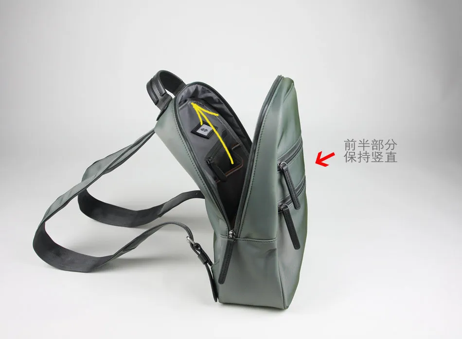 Womens Nylon Backpack Bag Light Green Best Satchel Backpack Nylon School Rucksack for Ladies