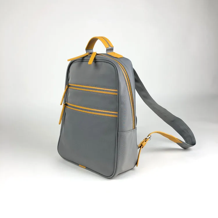 Womens Nylon Backpack Bag Light Green Best Satchel Backpack Nylon School Rucksack for Ladies