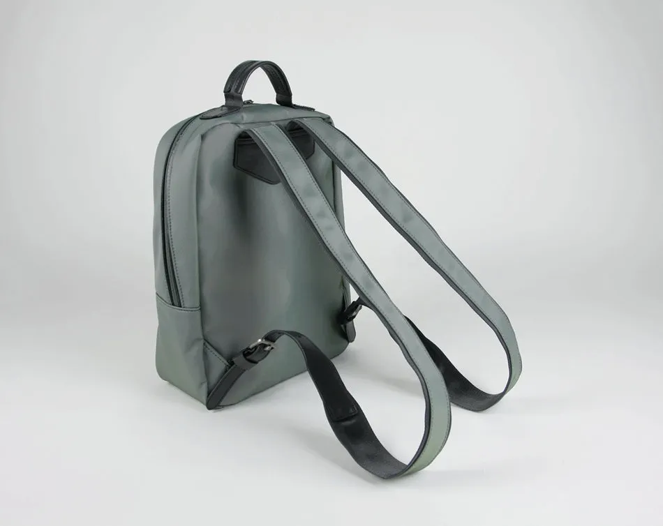 Womens Nylon Backpack Bag Light Green Best Satchel Backpack Nylon School Rucksack for Ladies