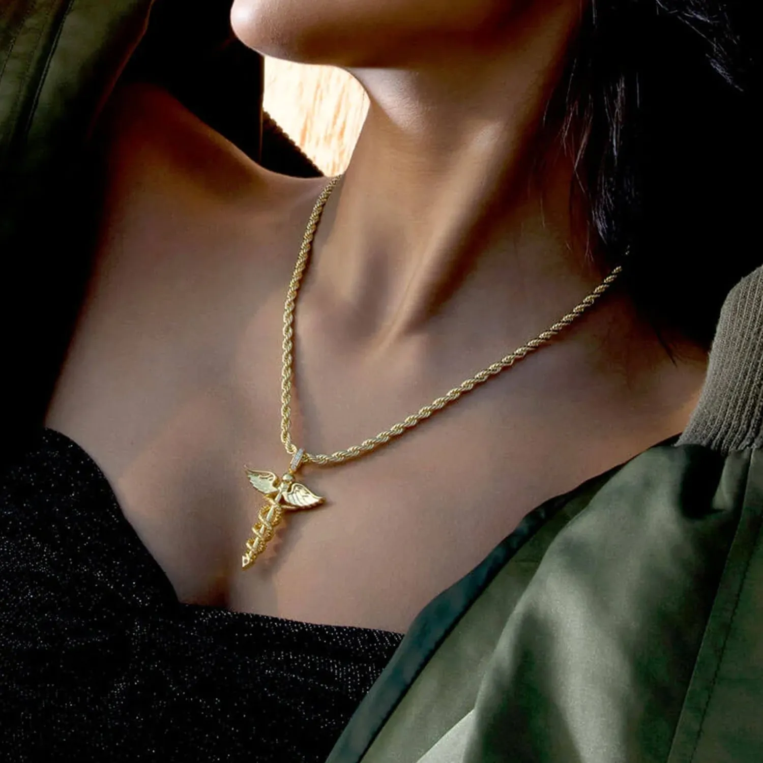 Women's Staff of Hermes Pendant