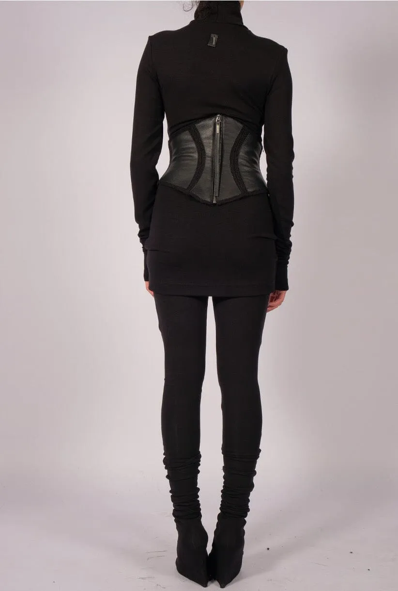 Wool Leather Corset Belt
