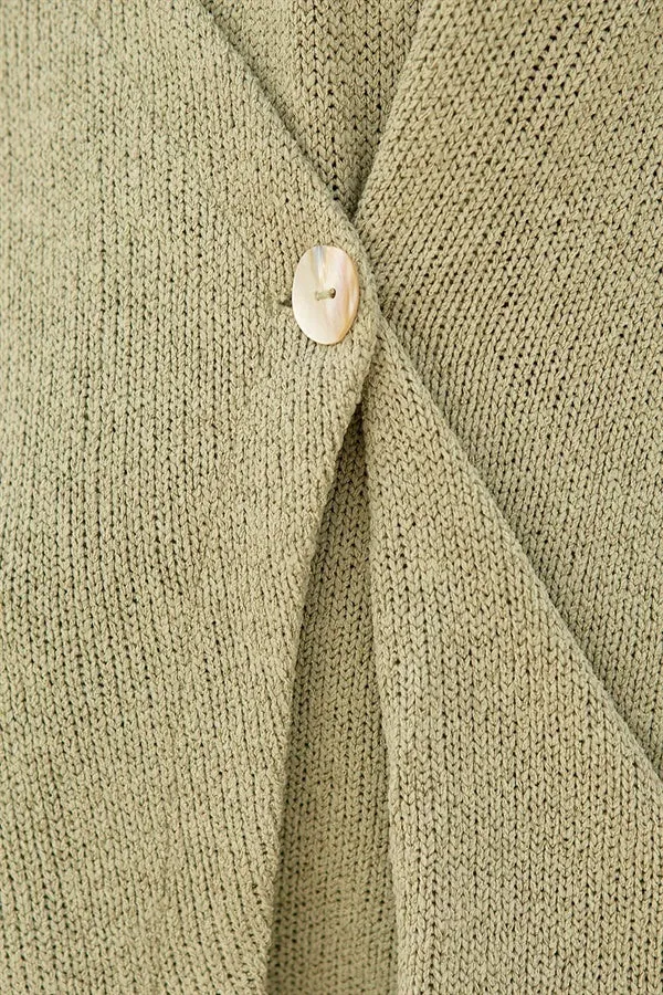 Wyatt Top - Khaki Knit