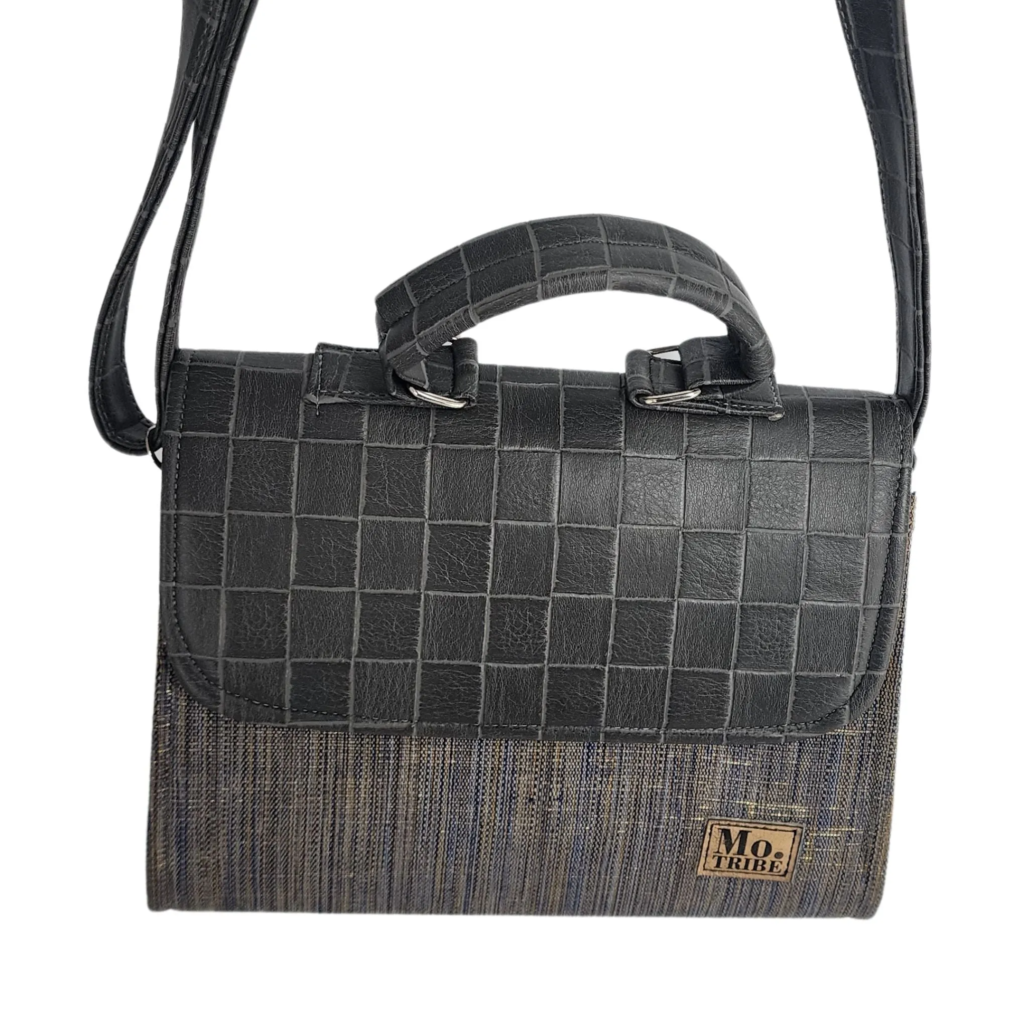 Zahara Fugu Crossbody Handbag _ Gray