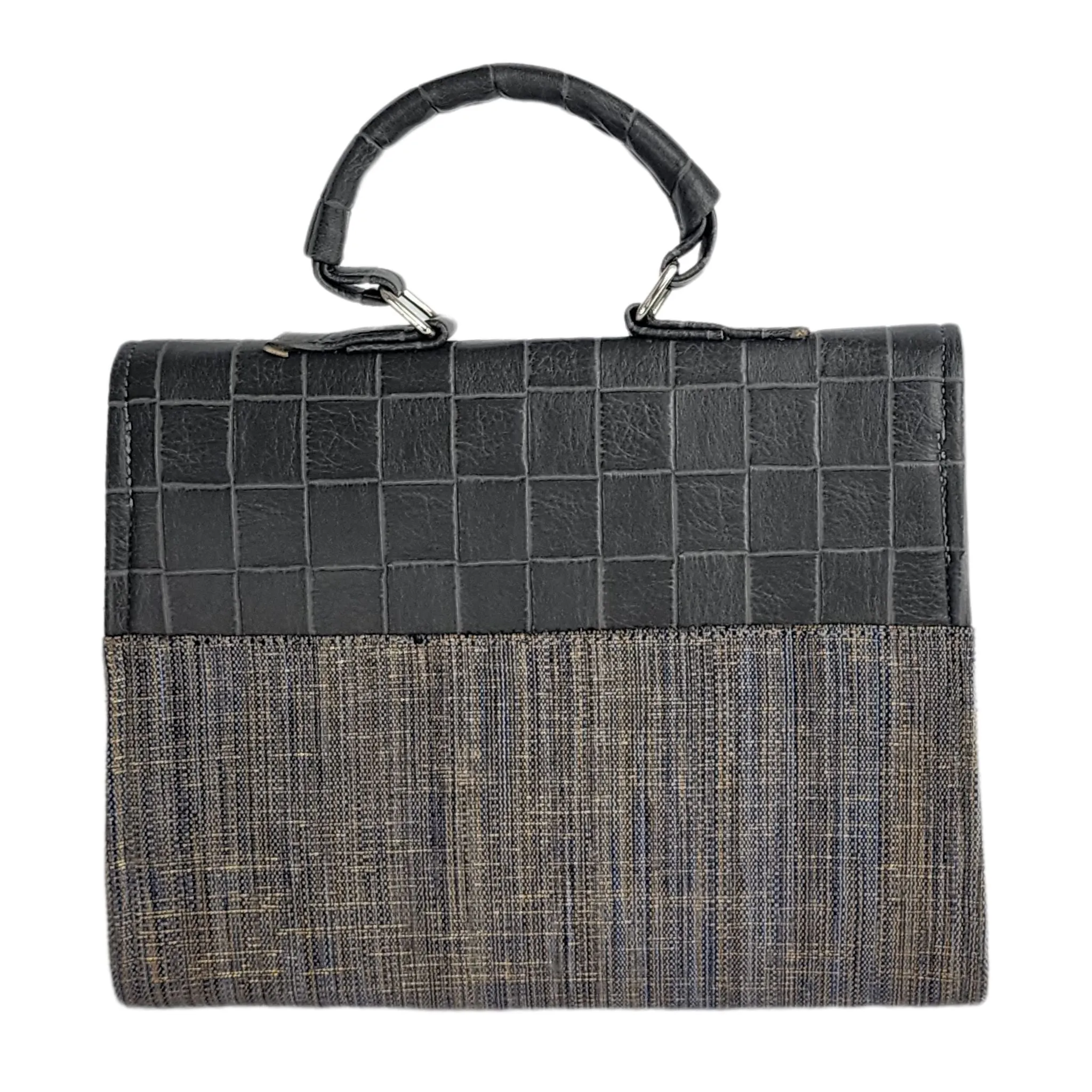Zahara Fugu Crossbody Handbag _ Gray