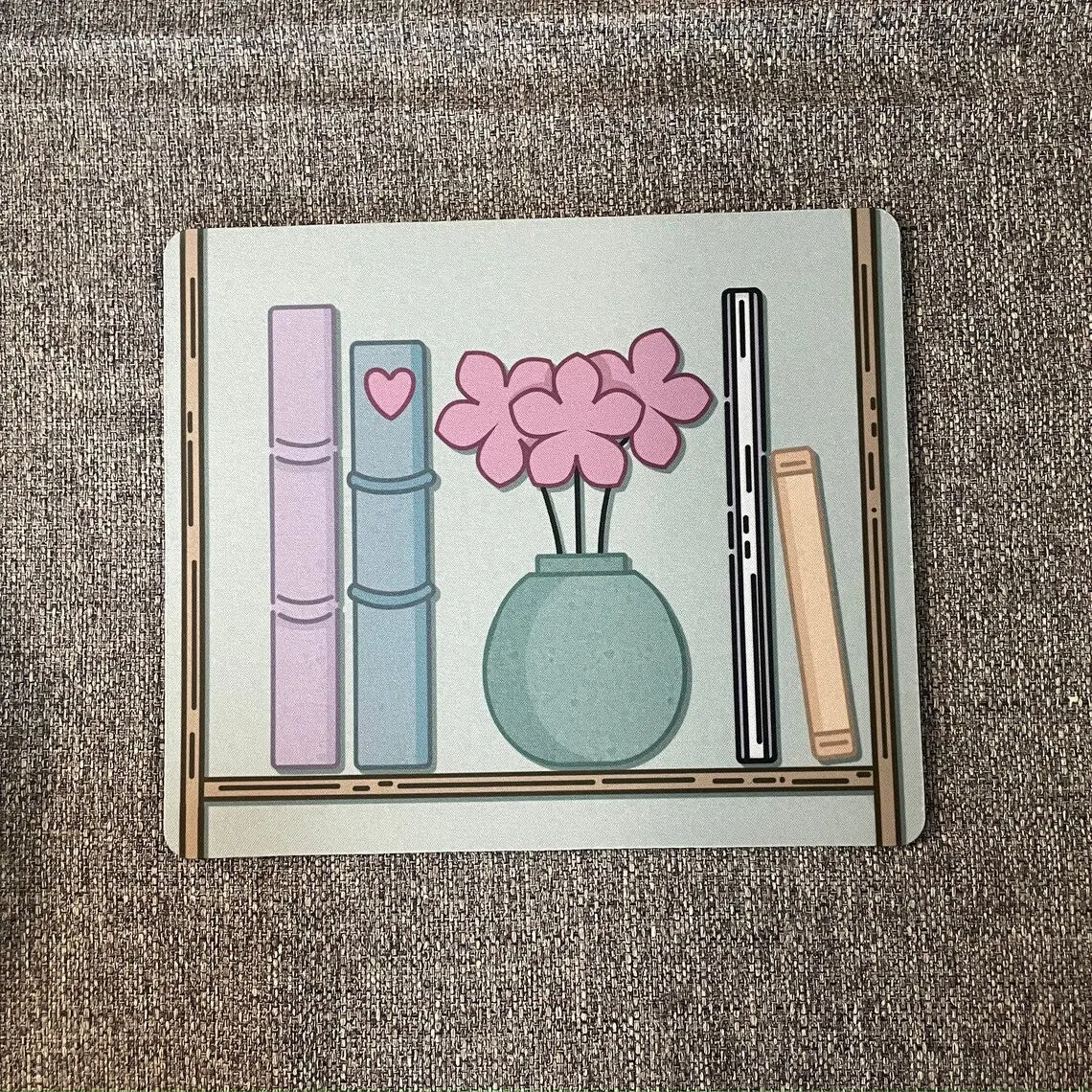 Zen Bookshelf Mouse Pad