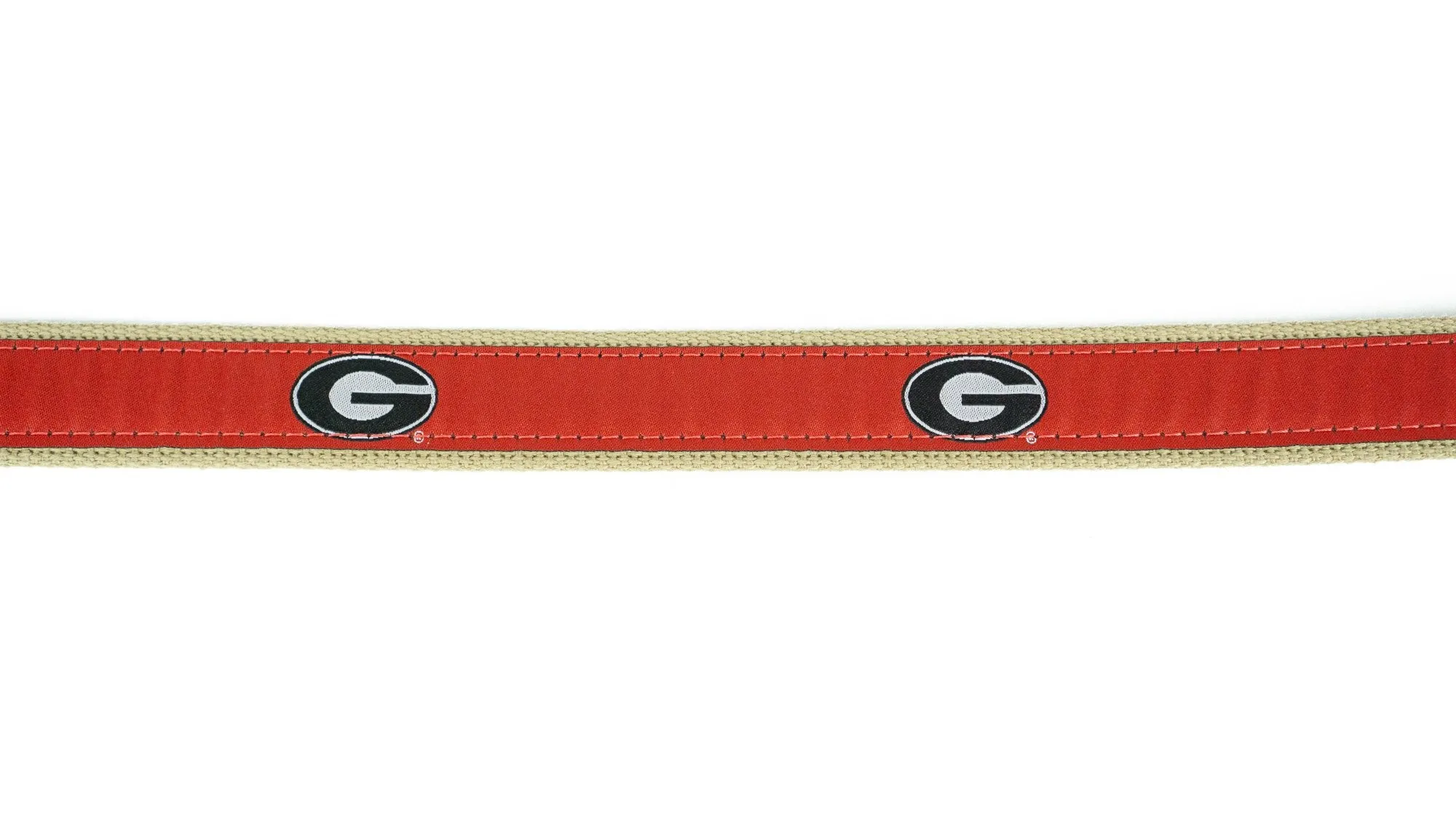 Zeppro University of Georgia Ribbon Belt - Red