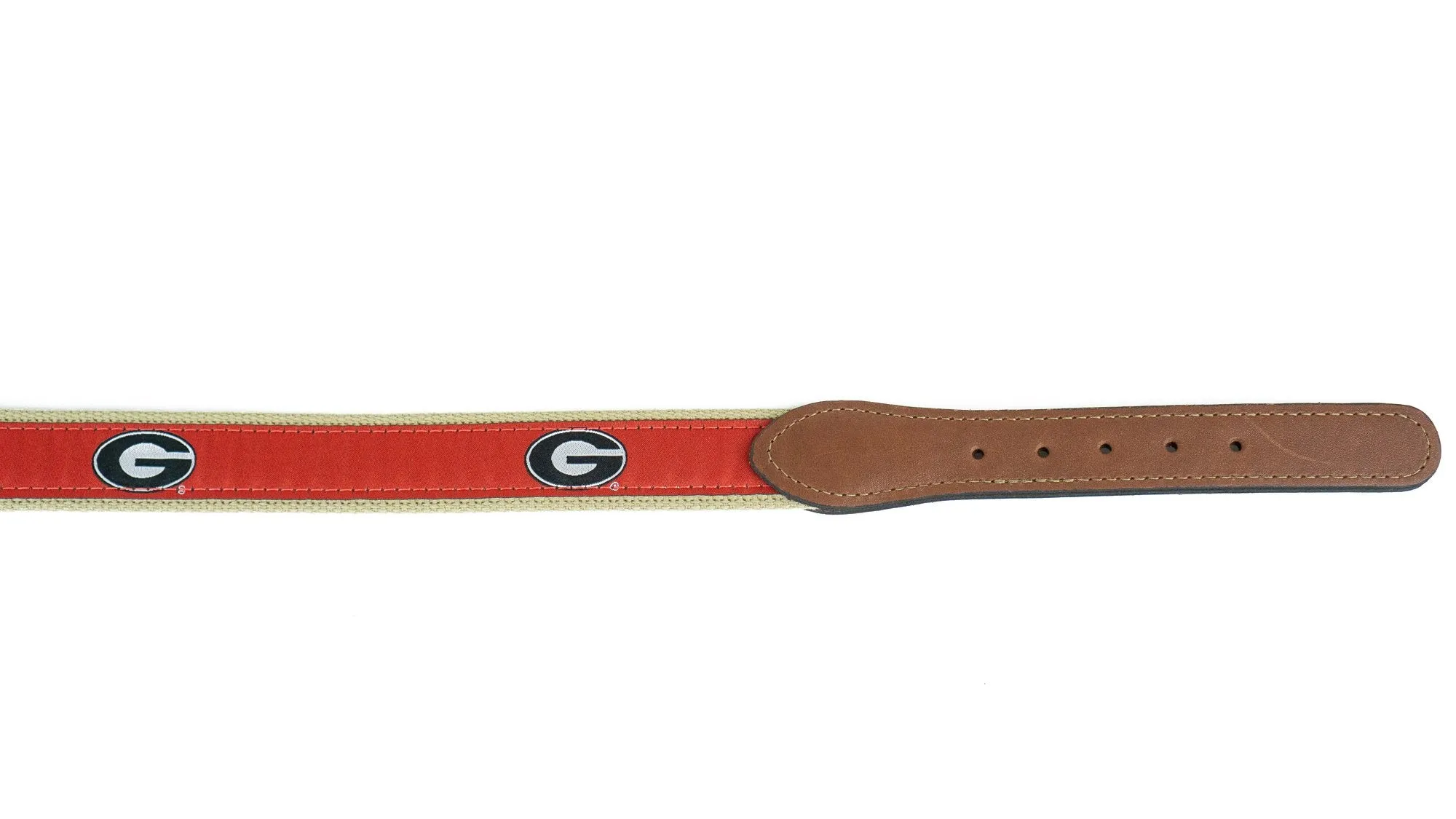 Zeppro University of Georgia Ribbon Belt - Red